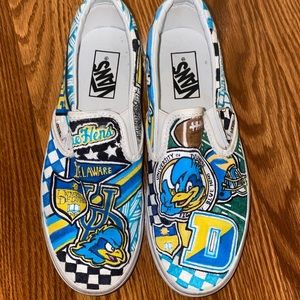 Custom college vans university of delaware